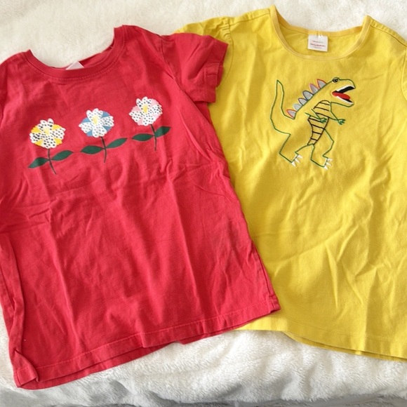 Hanna Andersson girls red/yellow Dino flower t-shirt bundle
Lot (2) size 10 - Picture 1 of 7